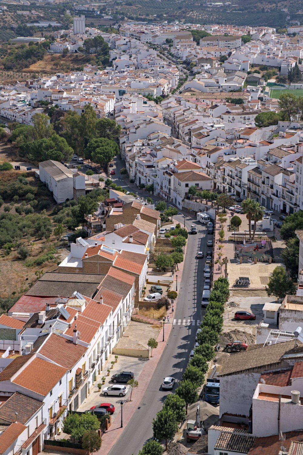 Donjon du château - vue sur la ville