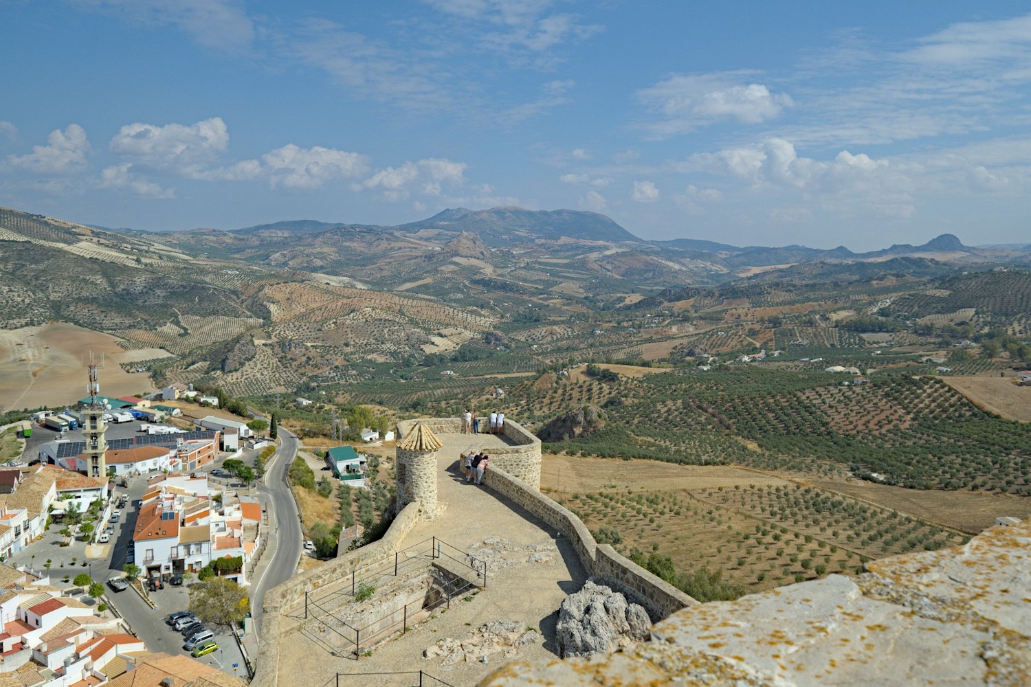 Donjon du château - Vue sur l'environnement