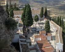 Vue sur le cimetière paroitial