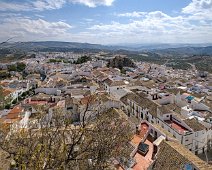 Vue sur la ville depuis le donjon du château